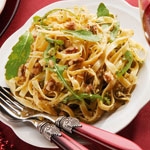 Tagliatelle met walnotenpesto