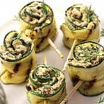 Courgetterolletjes met tonijn